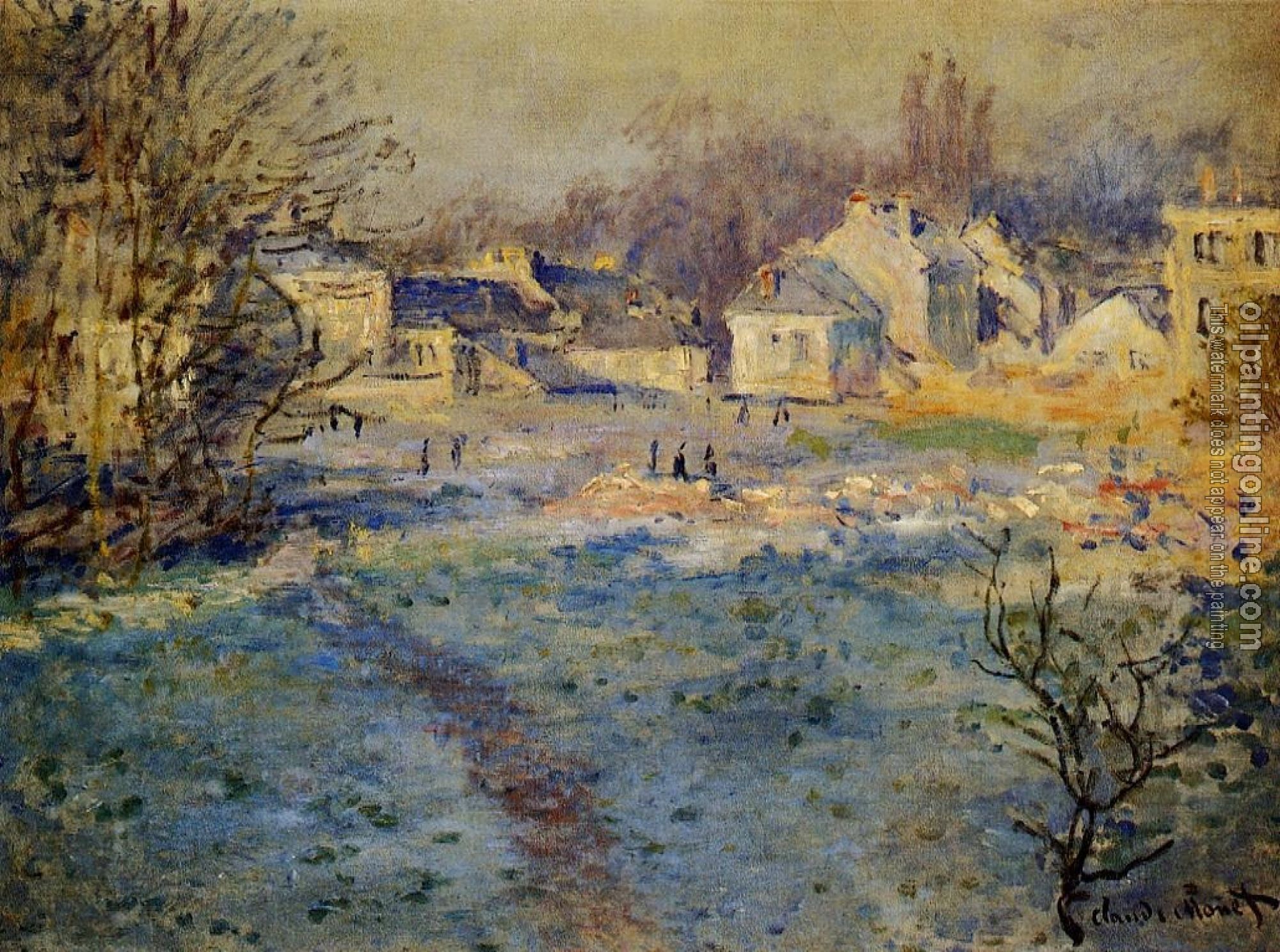 Monet, Claude Oscar - White Frost